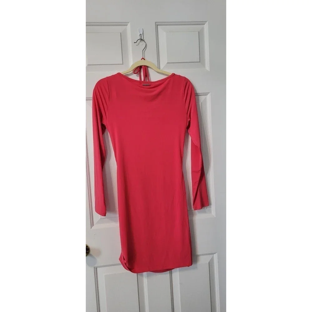 Michael Kors Strappy Long‎ Sleeve Mini Dress Size Medium NWT A68